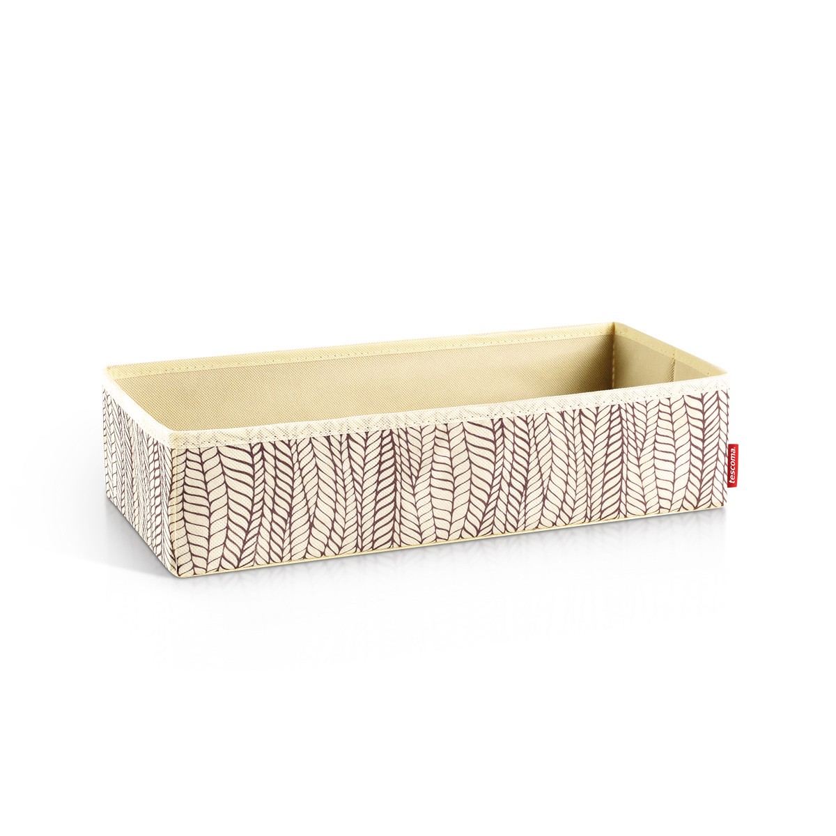 Kasten ohne Deckel FANCY HOME 40 x 18 x 10 cm, cremefarbig