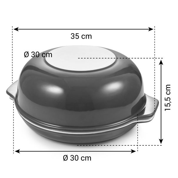 Keramická forma na chléb kulatá DELÍCIA (obrázek 7)