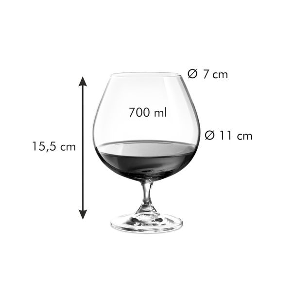 Kieliszek do koniaku CHARLIE 700 ml (zdjęcie 3)