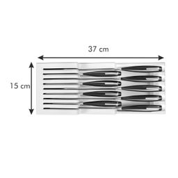 Image of Knife tray FlexiSPACE 370 x 148 mm, for 9 knives