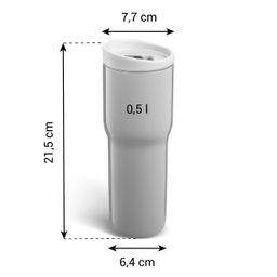 Obraz Kubek termiczny CONSTANT PASTEL 0,5 l,nierdzewny