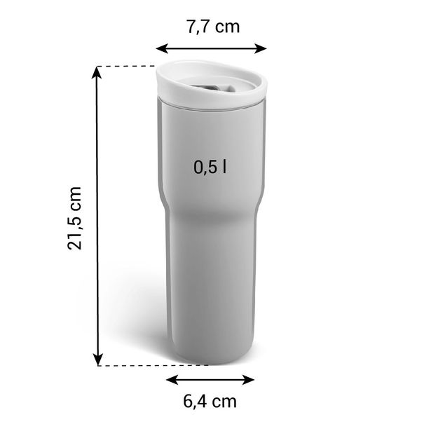 Kubek termiczny CONSTANT PASTEL 0,5 l,nierdzewny (zdjęcie 5)