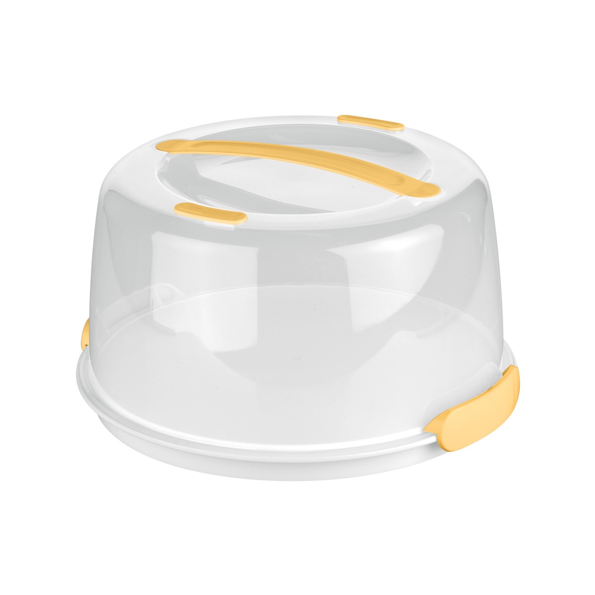 Kühl-Kuchentransportbox & Servierbrett mit Haube DELÍCIA ø 34 cm