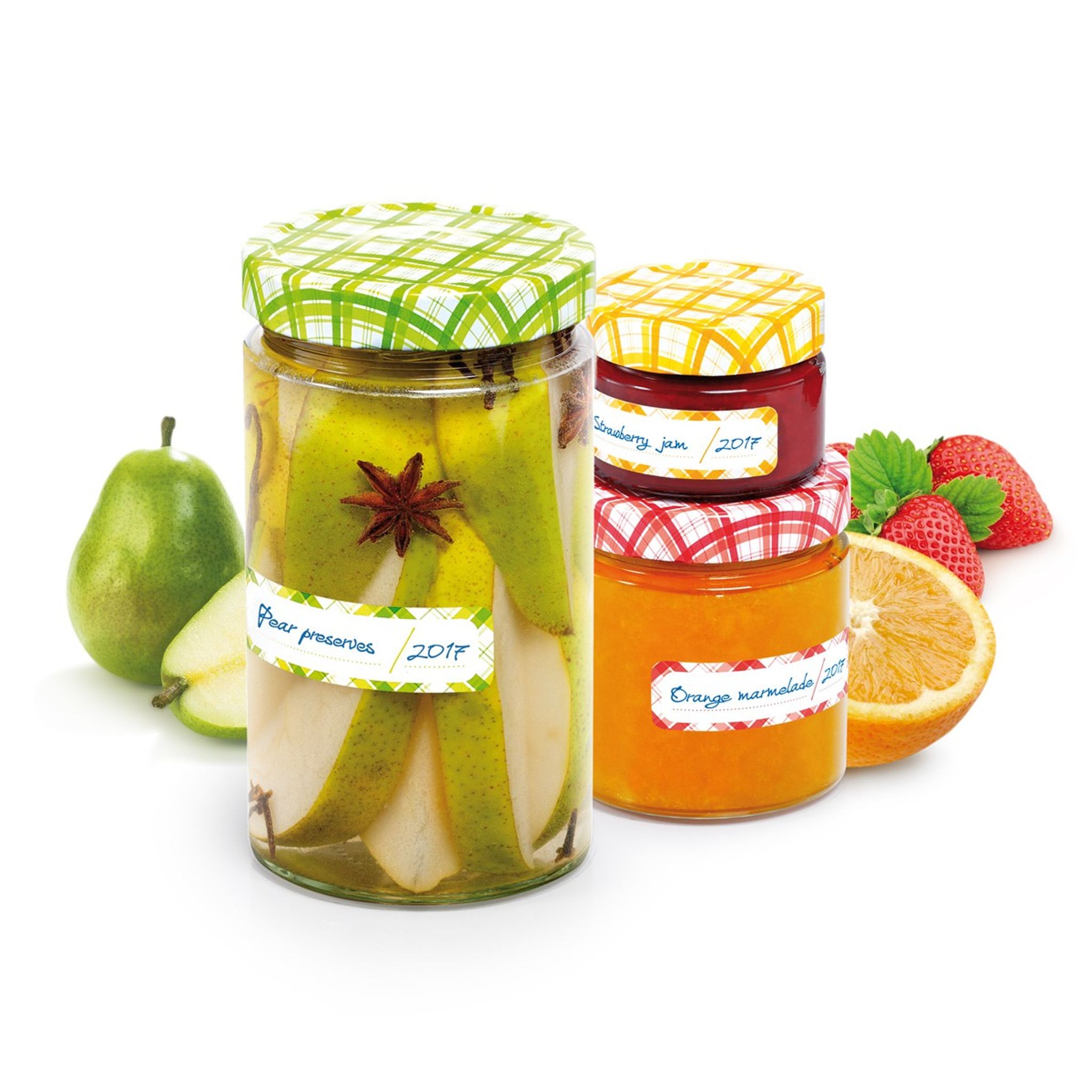 Image of Label for jars DELLA CASA, 24 pcs