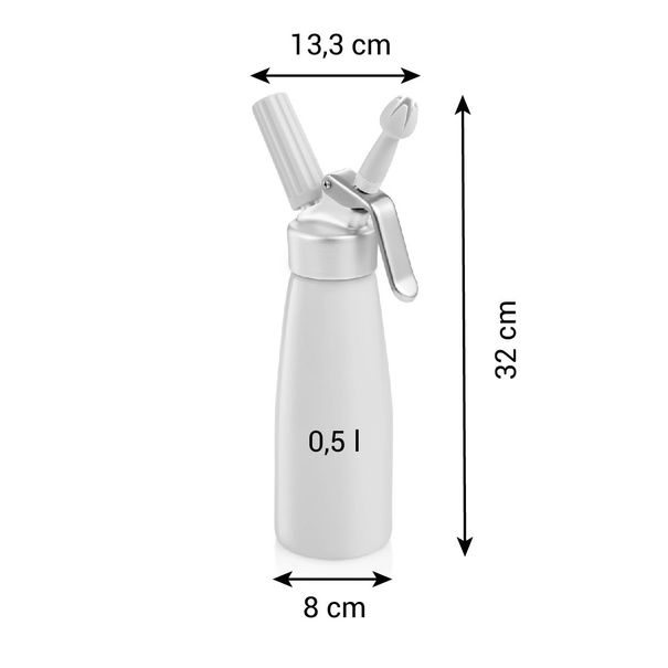 Láhev na šlehačku DELÍCIA 0,5 l (obrázek 6)