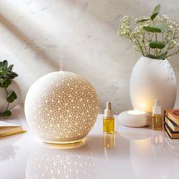 Lámpara aromática ultrasónica de cerámica FANCY HOME, Sphere