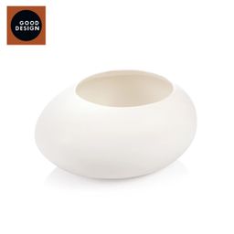 Large plant pot FANCY HOME Stones, white