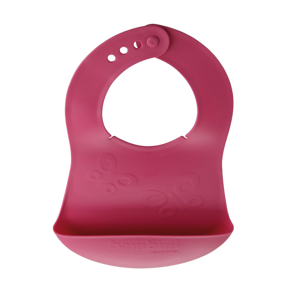 Lätzchen mit Krümeltasche BAMBINI, Schmetterlinge, rosa