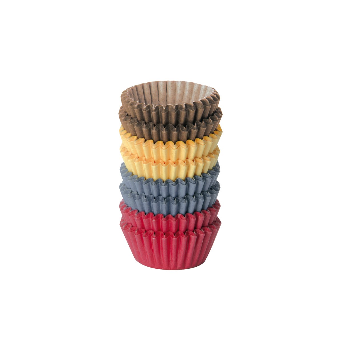 Cukrárske mini košíčky DELÍCIA, ø 4,0 cm, 200 ks, farebné