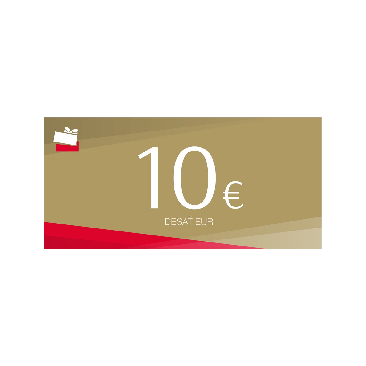 Darčekový poukaz 10 Eur