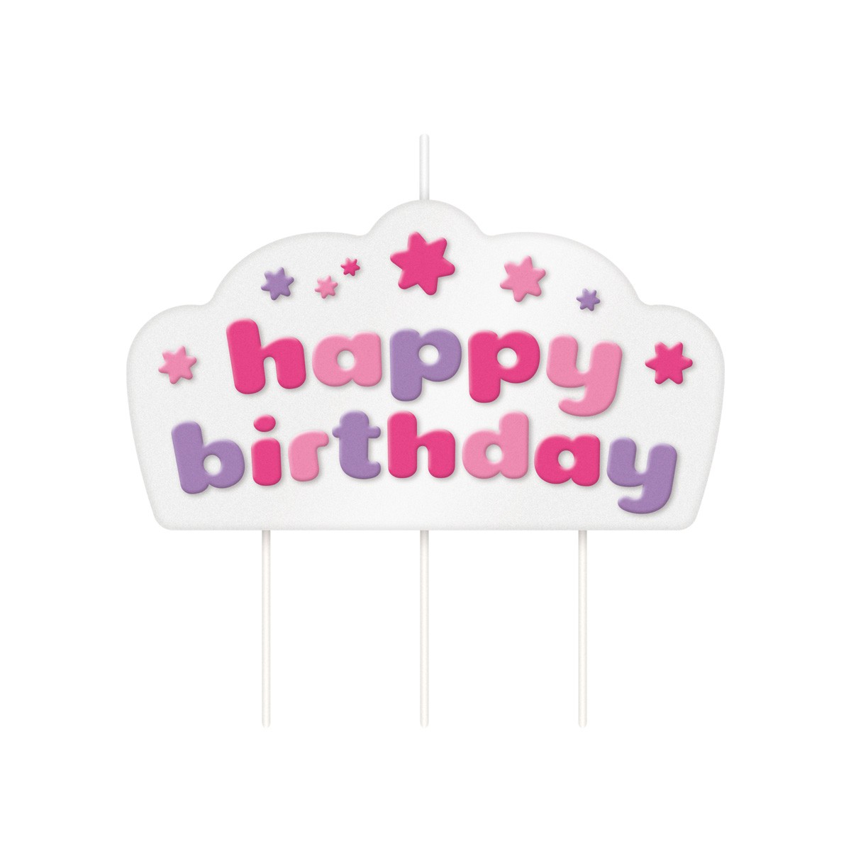 Świeczka na tort DELÍCIA KIDS, Happy birthday
