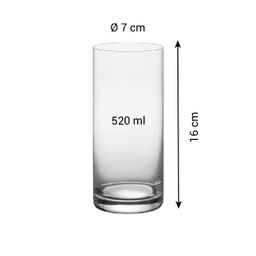 Long drink glass CHARLIE 520 ml