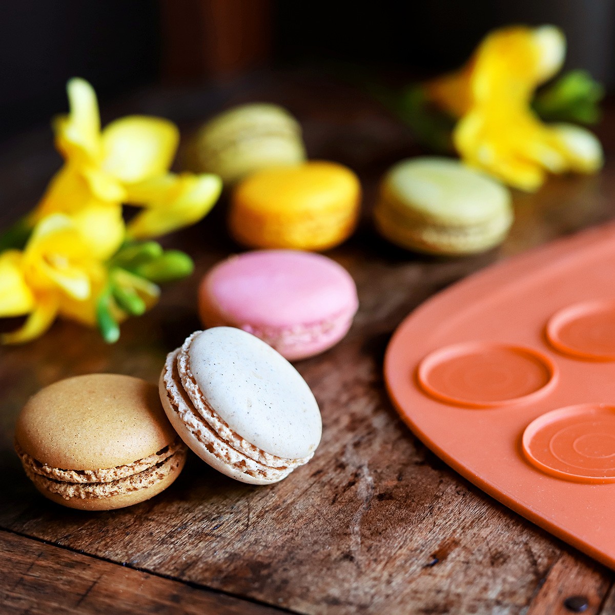 Macaron baking pan best sale