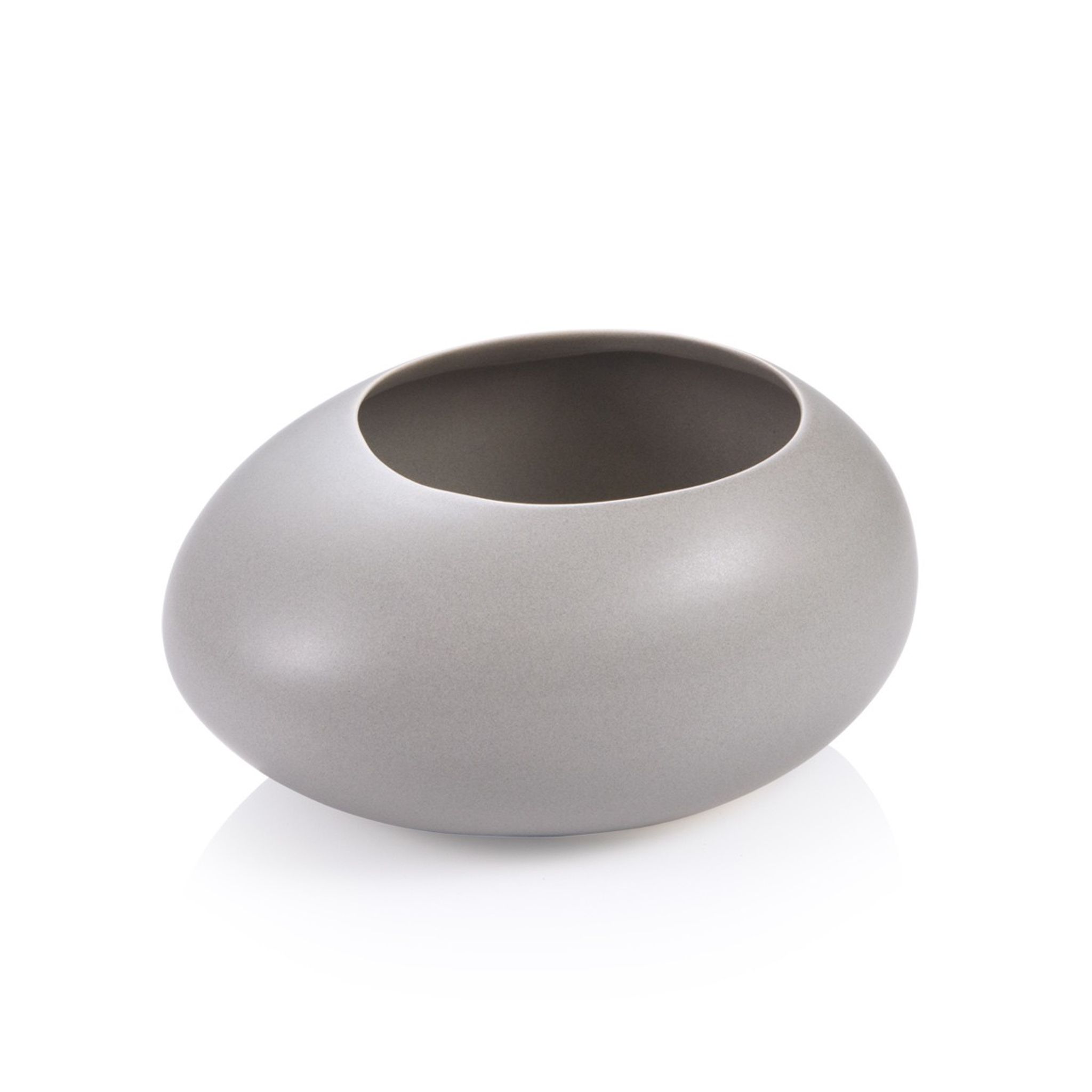 Maceta grande FANCY HOME Stones, gris