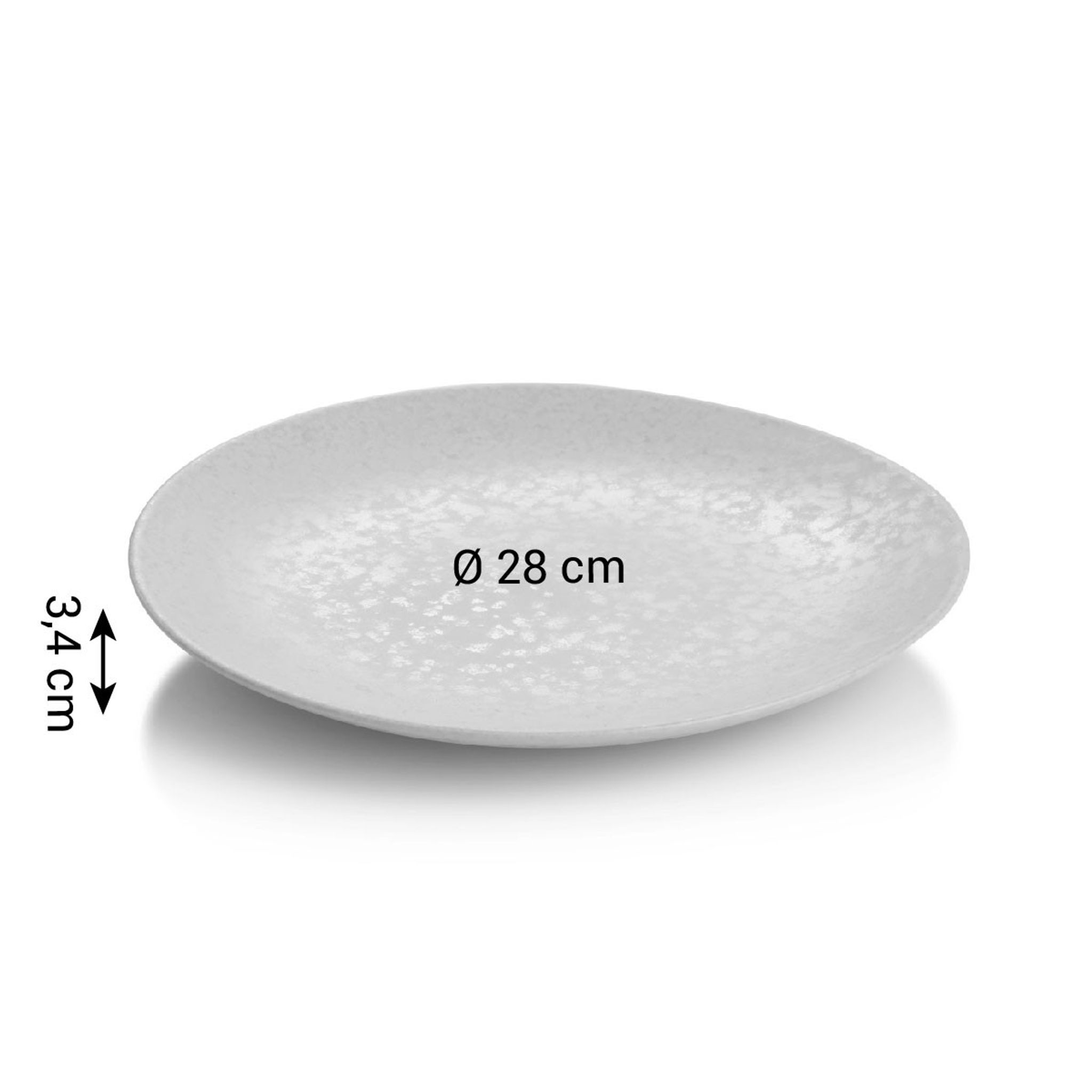 Mělký talíř GLAMOUR ø 28 cm