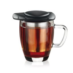 Mesh tea infuser with cap TEO