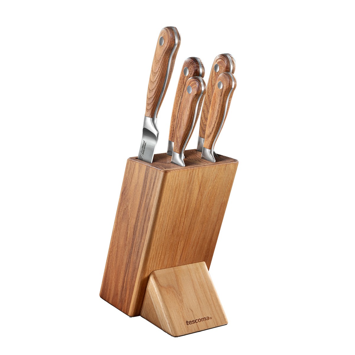Messerblock FEELWOOD, mit 5 Messern