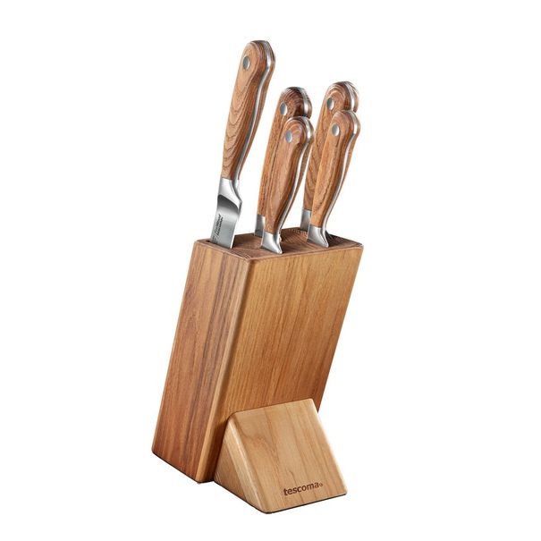 Messerblock FEELWOOD, mit 5 Messern