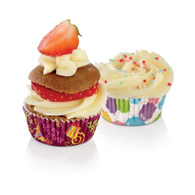 Miniature baking cups DELÍCIA ø 4 cm, 100 pcs, for parties