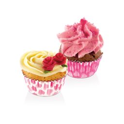 Miniature baking cups DELÍCIA ø 4 cm, 100 pcs, hearts