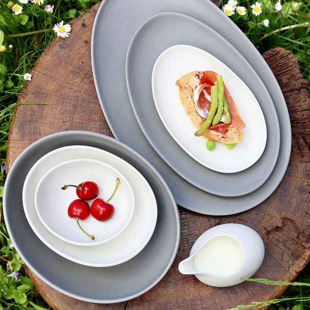 Miska FANCY HOME Stones 21 cm, biała (zdjęcie 4)