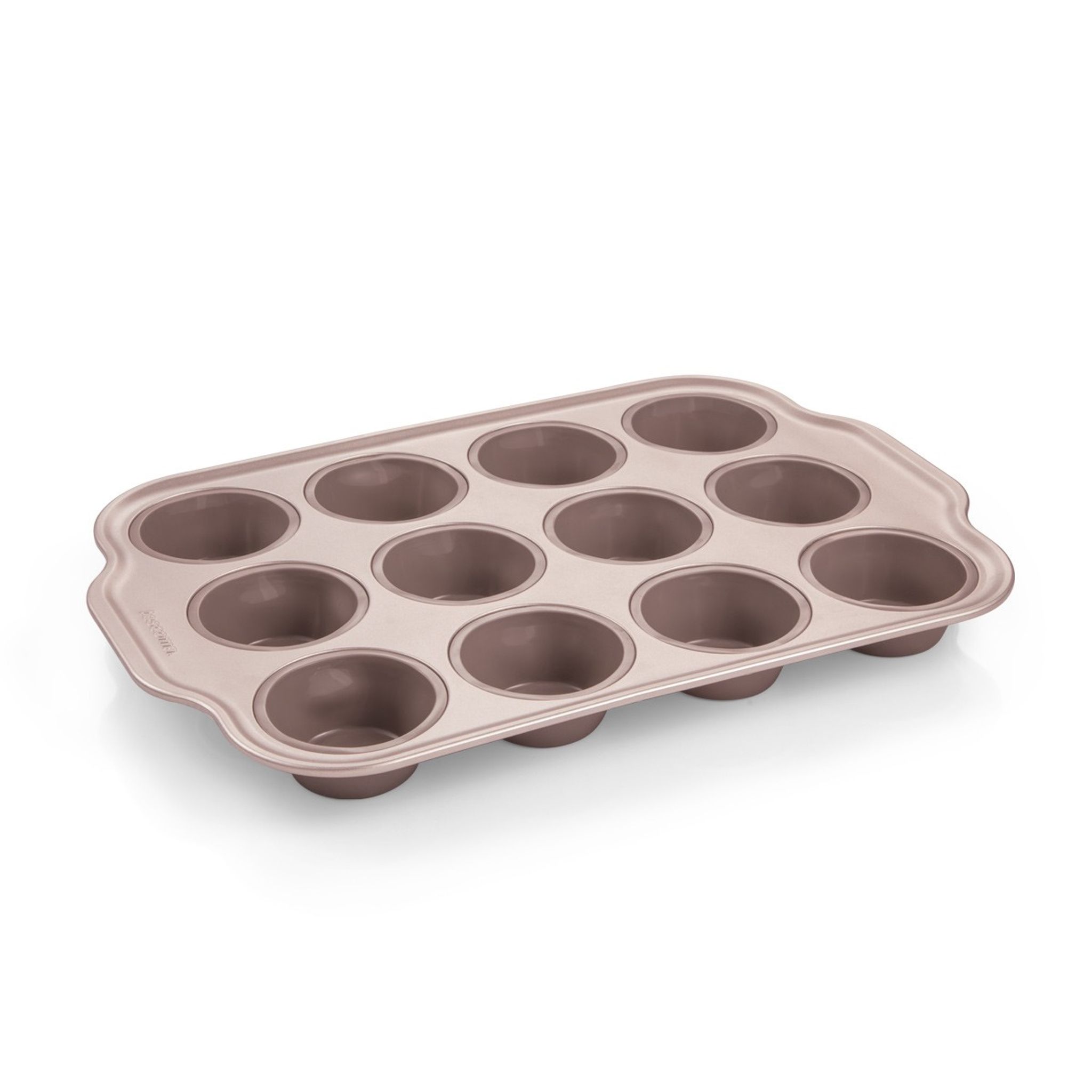 Molde de silicona con borde metálico DELÍCIA, 12 muffins