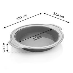 Molde de silicona con borde metálico DELÍCIA ø 22 cm