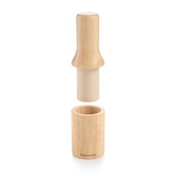 Mortero con maza de madera ONLINE ø 6 cm