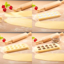 Mould for round ravioli DELÍCIA, 10 pcs