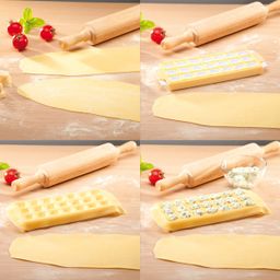 Mould for round raviolini DELÍCIA, 21 pcs