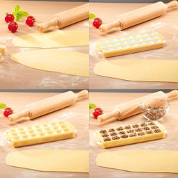 Mould for square raviolini DELÍCIA, 21 pcs