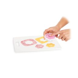 Multi-purpose cookie cutters DELÍCIA KIDS, little flower and little house