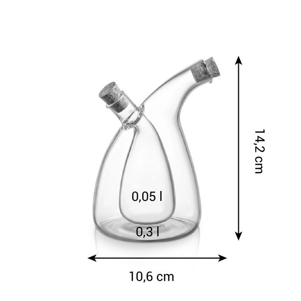 Naczynie na olej i ocet VIRGO 300/50 ml (zdjęcie 4)