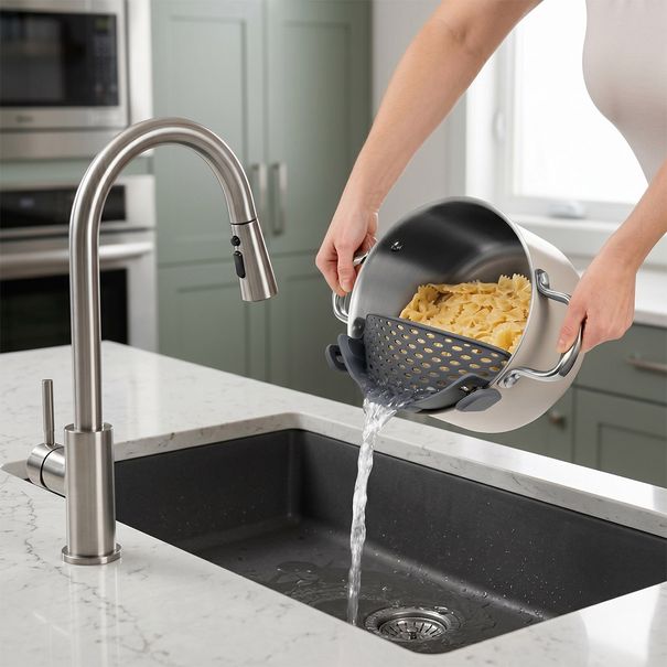 Nakładka cedząca do naczyń GrandCHEF (zdjęcie 3)