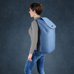 Nákupná taška na kolieskach SHOP !, modrá
