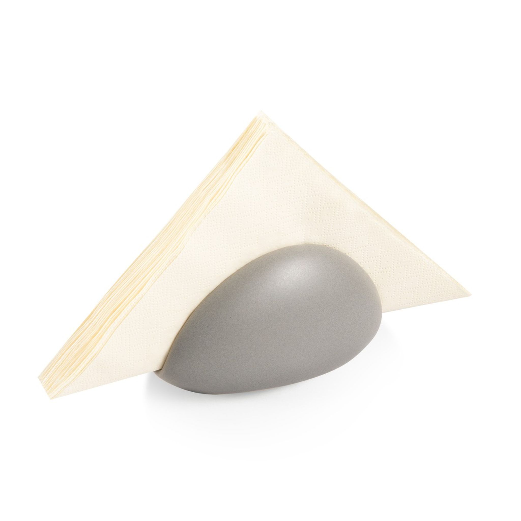 Napkin holder FANCY HOME Stones, grey