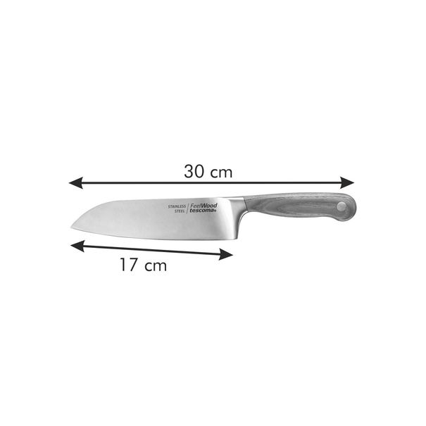 Nóż Santoku FEELWOOD 17 cm (zdjęcie 6)