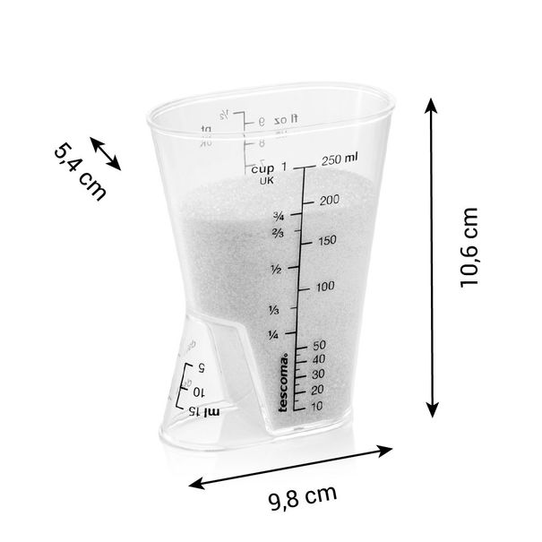 Odměrka oboustranná PRESTO 250 ml (obrázek 4)