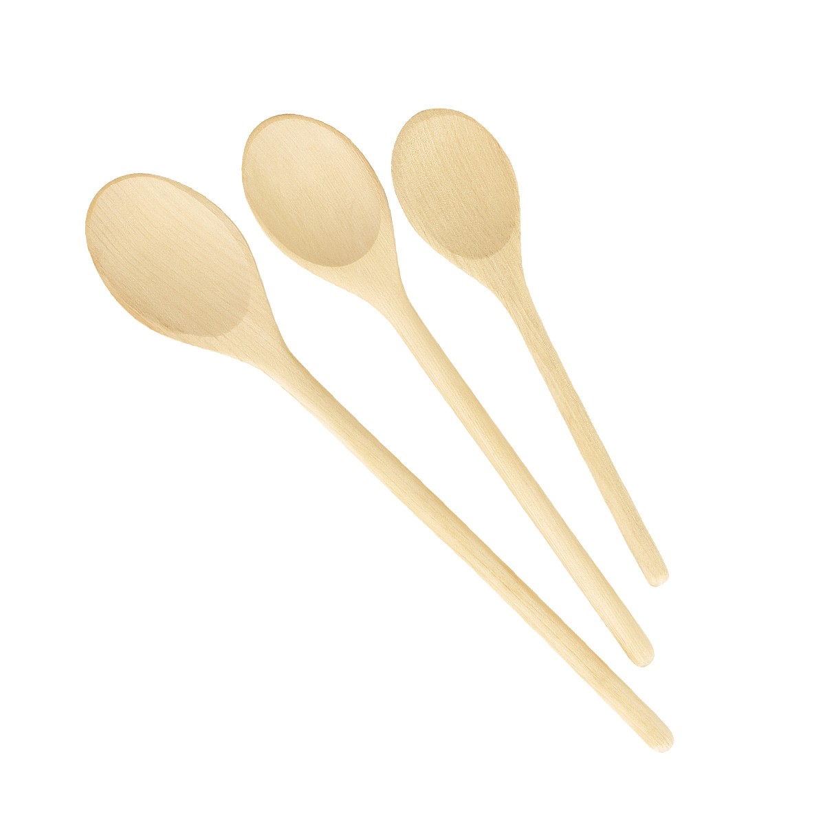 Ovale Kochlöffel WOODY, Set 3 St.