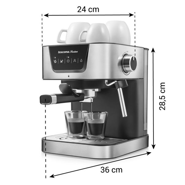 Pákový espresso kávovar PRESIDENT (obrázek 5)