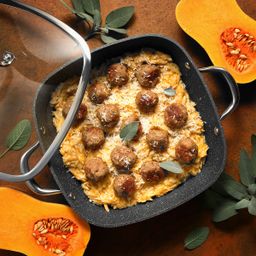 Obrázek Pánev hluboká čtvercová PRESIDENT Stone s poklicí 28 x 28 cm