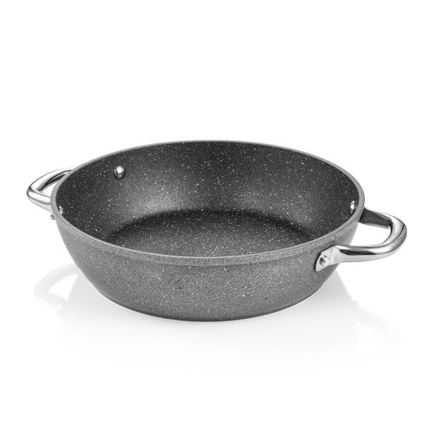 E-shop Panvica hlboká i-PREMIUM Stone ø 28 cm, 2 úchyty