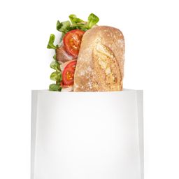 Paper lunch bags 4FOOD 22 x 19 cm, 50 pcs