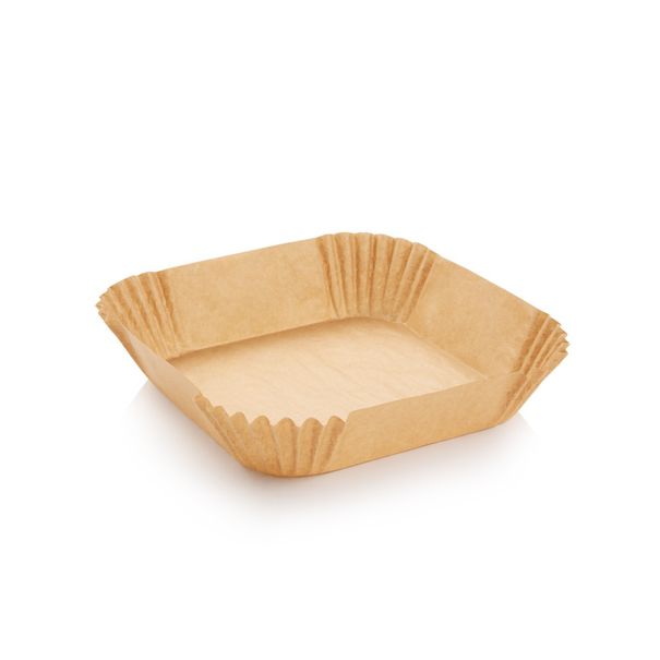 E-shop Papierová forma do fritézy štvorcová DELÍCIA 16 x 16 cm, 50 ks