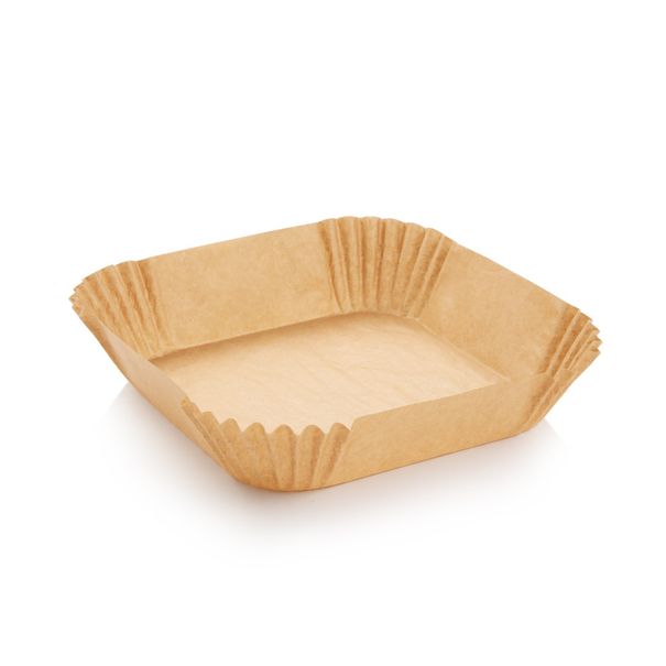 E-shop Papierová forma do fritézy štvorcová DELÍCIA 20 x 20 cm, 50 ks