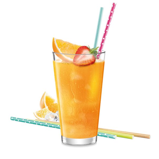 Papierowe słomki myDRINK, 24 szt.
