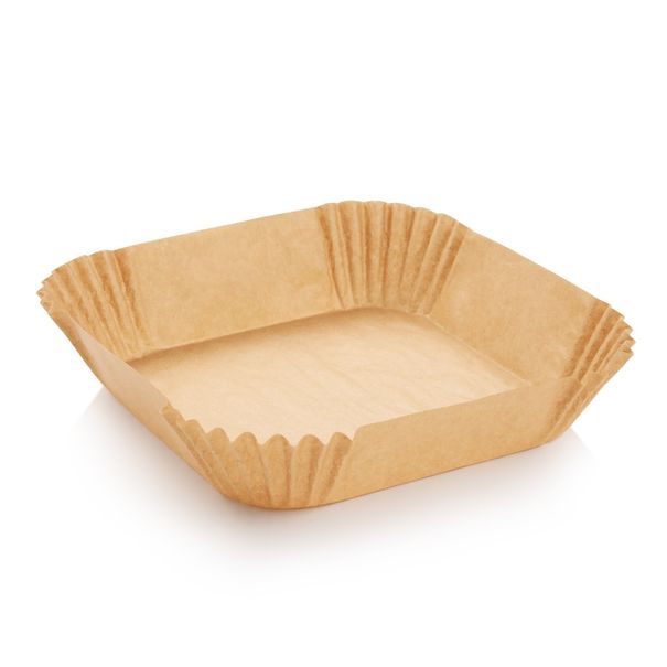 Levně Papírová forma do fritézy čtvercová DELÍCIA 23 x 23 cm, 50 ks