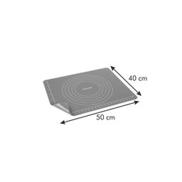 Pastry board with clip DELÍCIA SiliconPRIME 50 x 40 cm