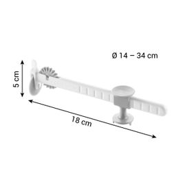 Pastry wheel for round shapes DELÍCIA