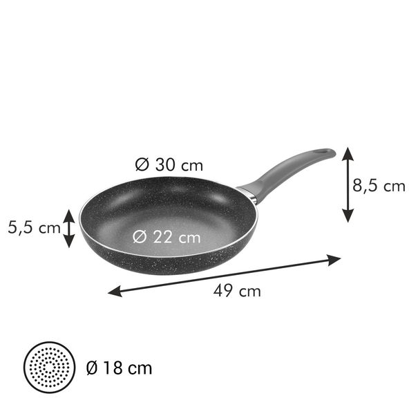 Patelnia MANICO ROSSO ø 30 cm (zdjęcie 3)